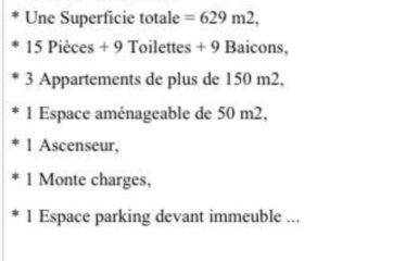 DAKAR CITÉ KEUR GORGUI : Plateau de bureaux à vendre