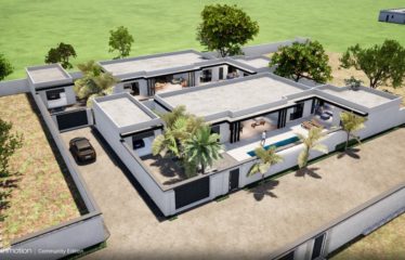 NGAPAROU : Promotion « villa 3 chambres dont 1 studio avec piscine à vendre