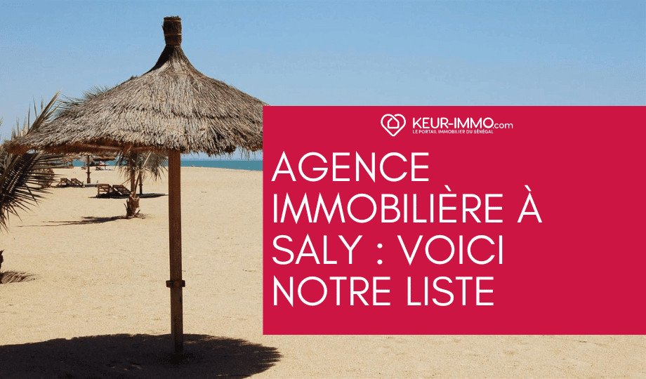 Page de couverture de l'article sur la liste des agences immobilières de Saly au Sénégal